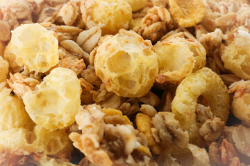 Photo of uncooked food for breakfast - muesli