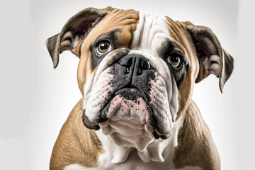 Regal English Bulldog Portrait