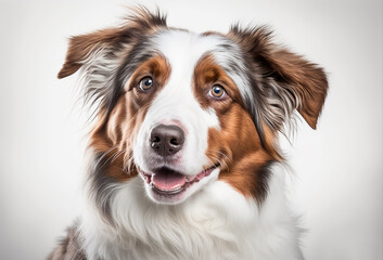 Beautiful Australian Shepherd Dog Portrait