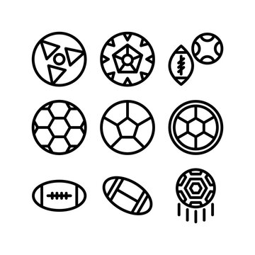 football icon or logo isolated sign symbol vector illustration - high-quality black style vector icons
