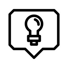 idea icon or logo isolated sign symbol vector illustration - high-quality black style vector icons
