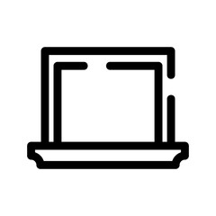 laptop icon or logo isolated sign symbol vector illustration - high-quality black style vector icons
