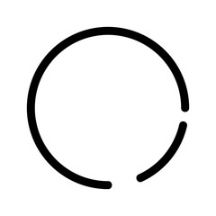 loader icon or logo isolated sign symbol vector illustration - high-quality black style vector icons
