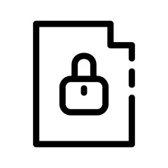 lock icon or logo isolated sign symbol vector illustration - high-quality black style vector icons
