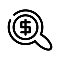 magnifier icon or logo isolated sign symbol vector illustration - high-quality black style vector icons
