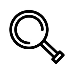 magnifier icon or logo isolated sign symbol vector illustration - high-quality black style vector icons

