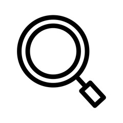 magnifier icon or logo isolated sign symbol vector illustration - high-quality black style vector icons
