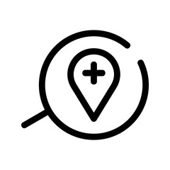 Fototapeta premium map icon or logo isolated sign symbol vector illustration - high-quality black style vector icons 