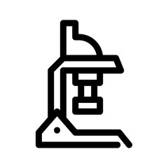 microscope icon or logo isolated sign symbol vector illustration - high quality black style vector icons

