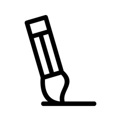 paint brush icon or logo isolated sign symbol vector illustration - high quality black style vector icons
