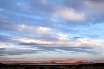 Sunset in the Valley of Fire State Park, Nevada, USA