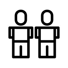 people icon or logo isolated sign symbol vector illustration - high quality black style vector icons
