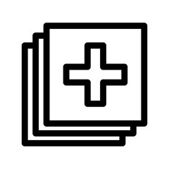 plus icon or logo isolated sign symbol vector illustration - high quality black style vector icons
