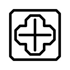 plus icon or logo isolated sign symbol vector illustration - high quality black style vector icons
