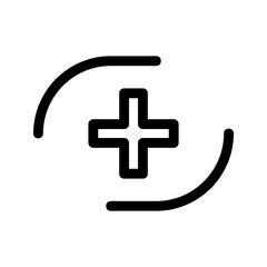 plus icon or logo isolated sign symbol vector illustration - high quality black style vector icons
