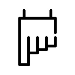 pointing icon or logo isolated sign symbol vector illustration - high quality black style vector icons
