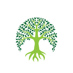 tree with green leaves eps © Art_cafe