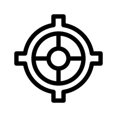 Obraz premium target icon or logo isolated sign symbol vector illustration - high-quality black style vector icons 