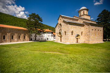 Fototapeta premium Visoki Dečani Monastery: Captivating Photos of Kosovo's Historic Landmark
