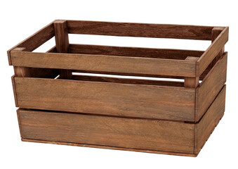 Wooden crate stack isolated. PNG transparency
