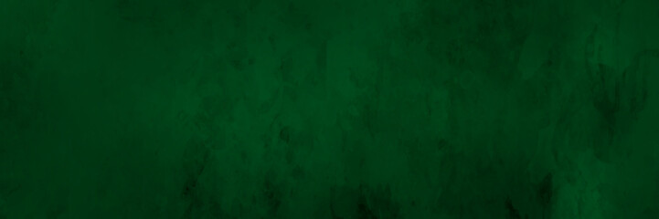 Dark green backdrop concrete wall texture background banner pattern. Dark black green texture chalk board and grunge banner background. classroom board wall texture background.