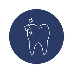 dental, human teeth icon
