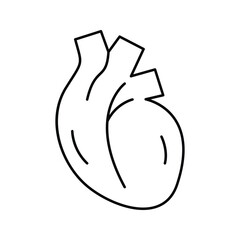 Heart, human heart icon