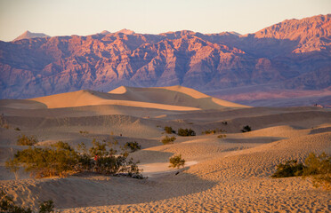 Landscape in the desert of Death Valley