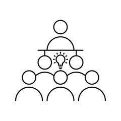 training, teaching, man, team, business training icon