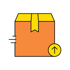delivery parcel box icon