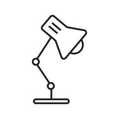 table lamp, lamp, study lamp icon