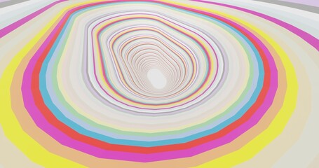 Abstract colorful background curved lines in design 3d render
