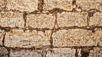 Natural Stone Wall Textured Background