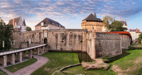 France - Nanste, Castle of the Dukes of Brittany or Chateau des ducs de Bretagne