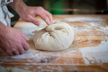 Fresh and tasted french raw bread