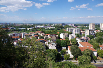 Fototapeta na wymiar vue sur la ville de Plovdiv, Bulgarie