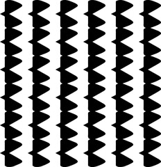  Seamless pattern with  abstract shapes. Black and white geometric  wallpaper. Repeating pattern for decor, textile and fabric.Abstraction art.