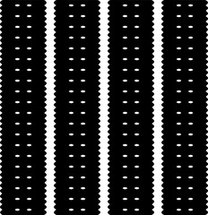  Seamless pattern with  abstract shapes. Black and white geometric  wallpaper. Repeating pattern for decor, textile and fabric.Abstraction art.