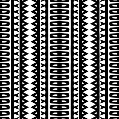  Seamless pattern with  abstract shapes. Black and white geometric  wallpaper. Repeating pattern for decor, textile and fabric.Abstraction art.