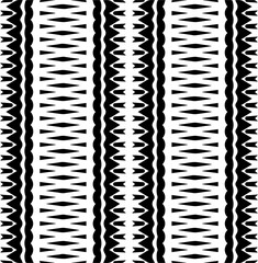  Seamless pattern with  abstract shapes. Black and white geometric  wallpaper. Repeating pattern for decor, textile and fabric.Abstraction art.
