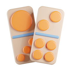 Domino Game 3D Icon