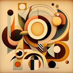 An abstract illustration inspired by Retro art - Artwork 34
