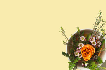 Blumenstrauß / Textfreiraum / Banner