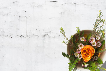 Blumenstrauß / Textfreiraum / Banner