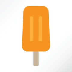 Minimalist and cute vector design of an ice cream.