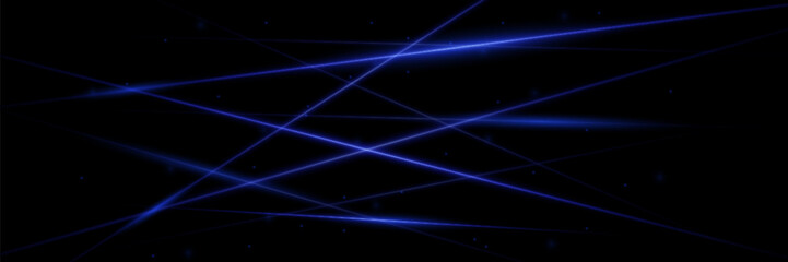 Abstract laser beams of light. Isolated on a black background. Vector illustration eps 10.	