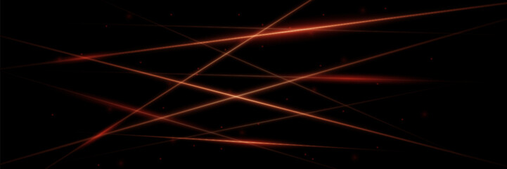 Fototapeta na wymiar Abstract laser beams of light. Isolated on a black background. Vector illustration eps 10. 
