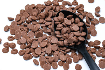 Groszki czekoladowe do stosowania w cukiernictwie  - obrazy, fototapety, plakaty