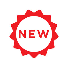 New badge icon vector design template