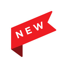 New badge icon vector design template